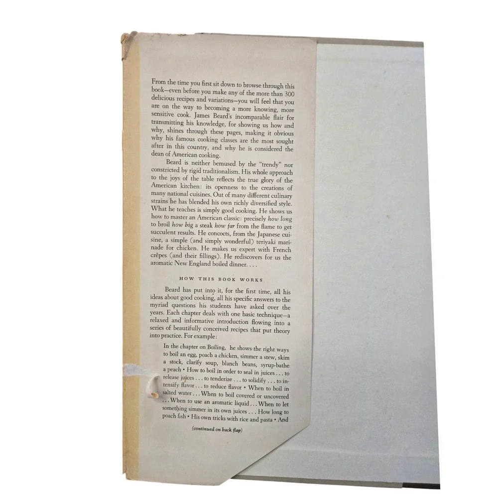 Vintage 1977 James Beard Theory & Practice of‎ Good Cooking Hardcover Cookbook - Picture 6 of 11